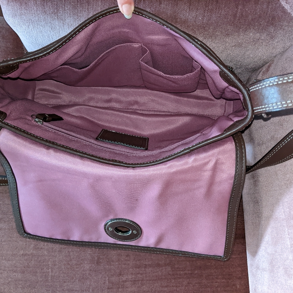 COACH brown full grain crossbody bag F13957 - Picture 5 of 9